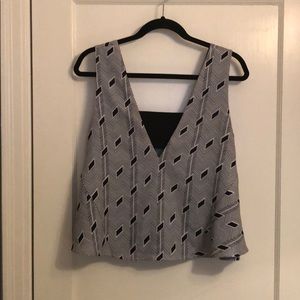 C/MEO Collective Geometric Crop Top